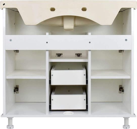 Тумба Аттика 85 DORATIZ 9912.319, бежевая патина золото, под умывальник фото 5