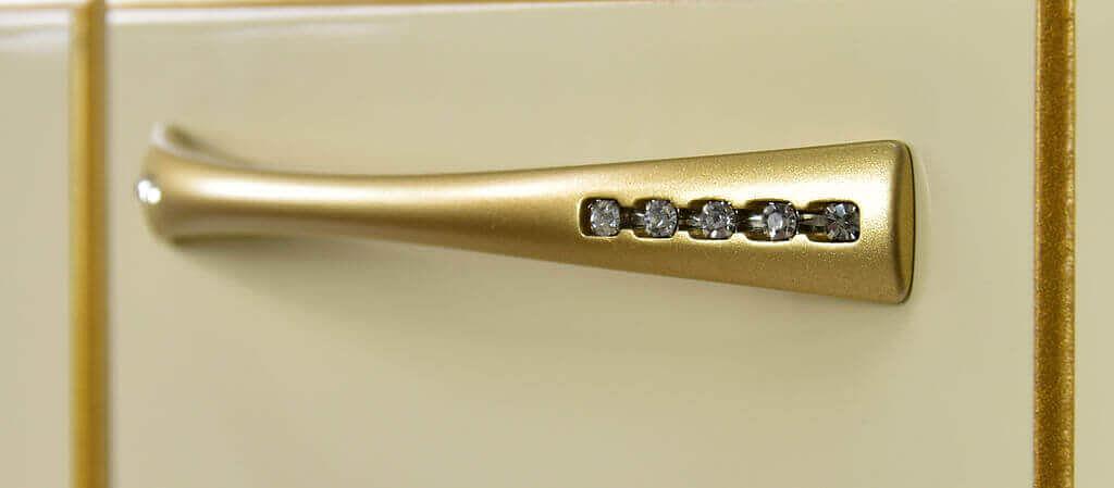 Тумба Аттика 85 DORATIZ 9912.319, бежевая патина золото, под умывальник фото 6