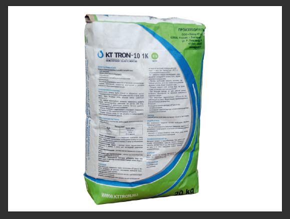 КТтрон 10 1К однокомпонентная эластичная гидроизоляция серая 20 кг фото 2