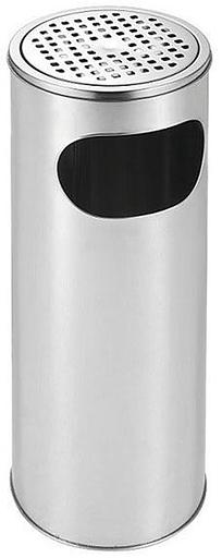 Урна с пепельницей G-teq 18л нержавеющая сталь, зеркальная фото 1