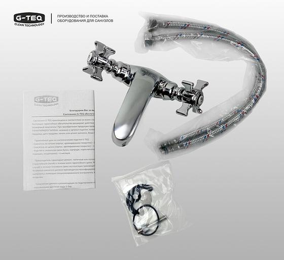 Смеситель для умывальника G-teq 4244 хром фото 6