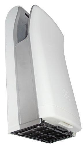 Сушилка для рук погружная высокоскоростная G-teq G-1800 PW, 1800 Вт, 1,8 кВт, пластик белая фото 4