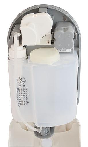 Дозатор для жидкого мыла автоматический G-teq 8639 Auto 1100 мл, 1,1 л, пластик белый, ключ фото 6