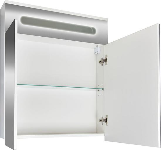 Зеркало-шкаф Магнолия 60 DORATIZ 2711.095, правый, белый с подсветкой фото 3