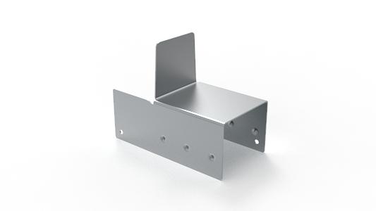 Накладка угловая внутренняя СК 50х26 мм (цинк) фото 1