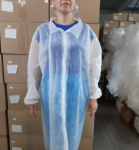 Халат одноразового использования спанбонд 30 г/м² фото 10