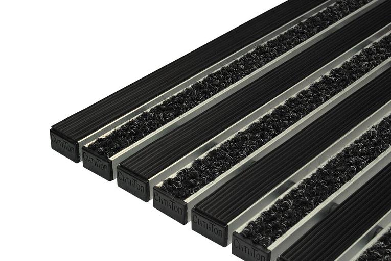 Придверные решетки Сити резина + текстиль (от 594x394 мм) фото 1