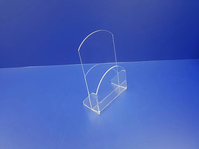 Подставка для рекламы на столах из оргстекла. фото 1