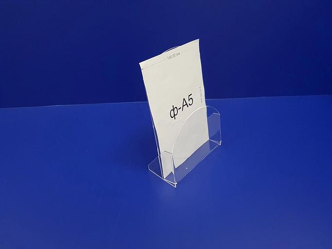 Подставка для рекламы на столах из оргстекла. фото 2