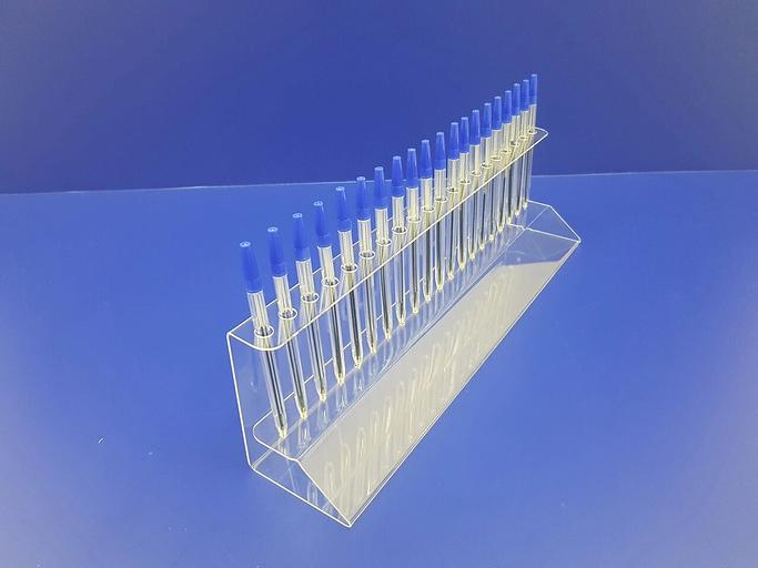 Подставка для ручек карандашей кистей 20 секции.(вертикальное размещение, место для логотипа) фото 1