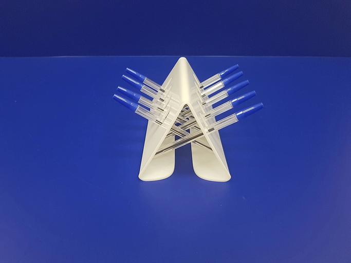 Подставка для ручек карандашей кистей 9 секции.(домик цвет зеленый) фото 3