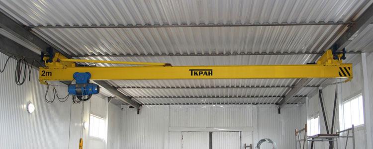 Однобалочный кран подвесного типа фото 2
