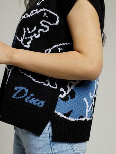 Жилет вязаный трикотажный для школы - SANIYA, Опт фото 4