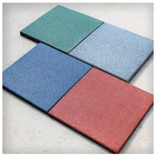 Резиновая плитка полнотелая для всех типов основания фото 1