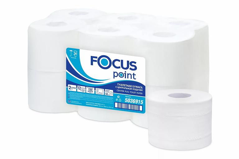 Бумага туалетная «FOCUS POINT» 2сл 120м опт фото 1