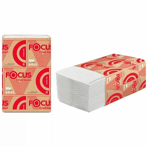 Салфетки для диспенсеров «FOCUS PREMIUM» V-сложения 2сл 200шт опт фото 1
