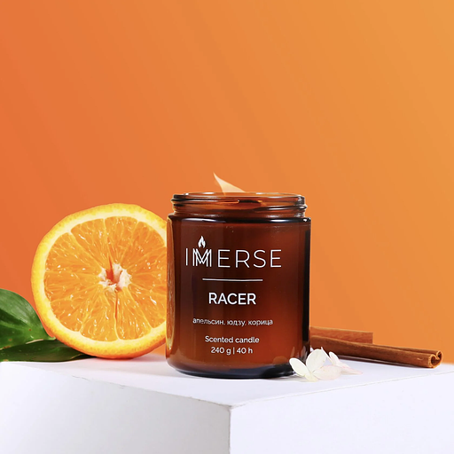 Ароматическая свеча Immerse «Racer» 240 мл ОПТ фото 1