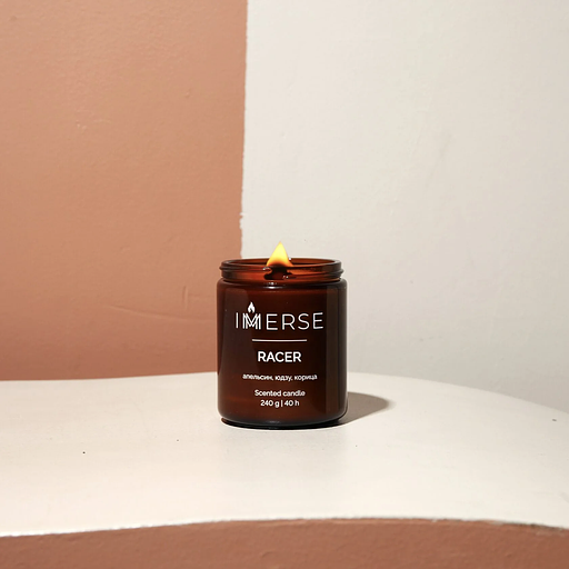 Ароматическая свеча Immerse «Racer» 240 мл ОПТ фото 2