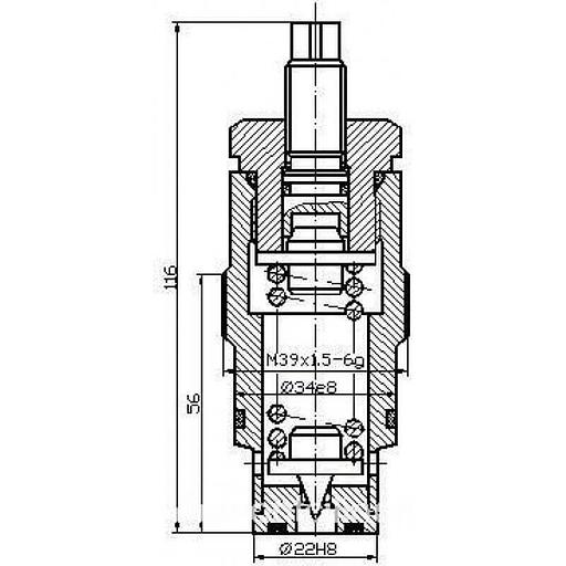 Гидроуправляемый клапан КГВ32.000 фото 2