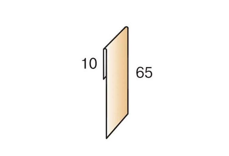 Планка завершающая 65×3000 опт фото 1