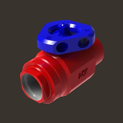 Кран шаровый АСК 25.70.000-02 фото 1