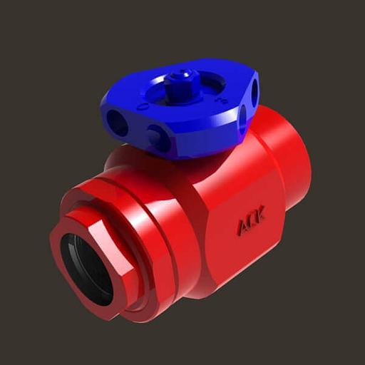 Кран шаровый АСК50.70.000-02 фото 1