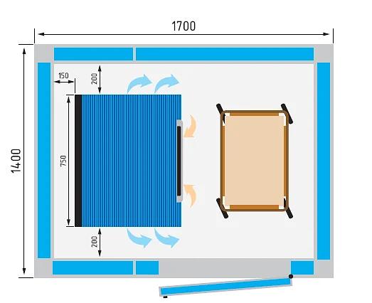 Камера шоковой заморозки BCF 20.1.T1 фото 2