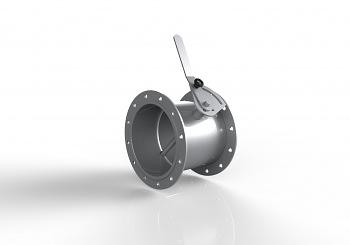 Клапан (дроссель), регулирующий одно лепестковый ОПТ фото 1