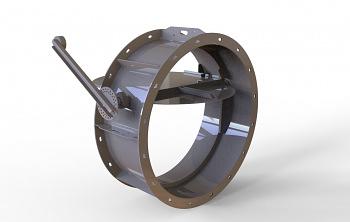 Обратный клапан однолепестковый гравитационный ОПТ фото 1