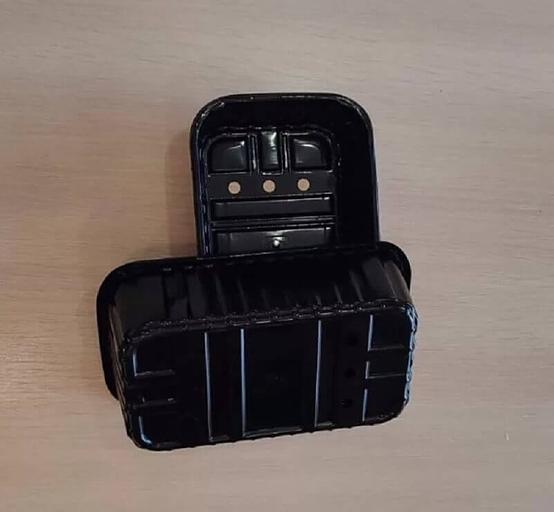 Пластиковый лоток для ягод и микрозелени 500 г черный, опт фото 1