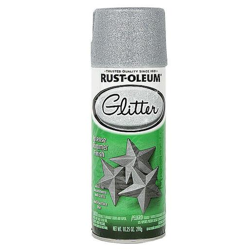 Покрытие-глиттер SPECIALTY GLITTER сверкающее (цвет серебро), спрей 0,29кг фото 1