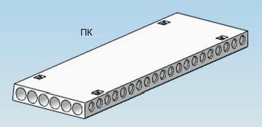 Плиты пустотные серии 1.141. ГОСТ 9561-91 фото 1