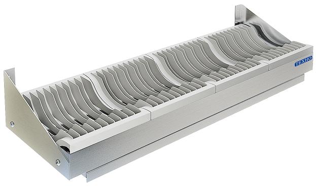 Полка настенная для сушки посуды ПН-310/1500 (1500x300x176 мм) фото 1