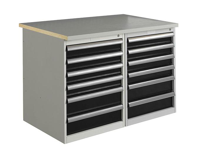 Верстак слесарный металлический Практик Expert T WTS120 комплект2 (ExpTWTS120.T6/T6.000) фото 1