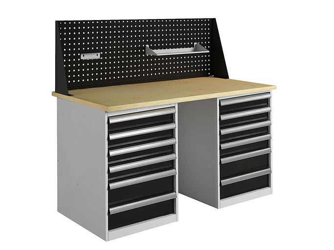 Верстак слесарный металлический Практик Expert T W150 комплект4 (ExpTW150.T6/T6.010) фото 1