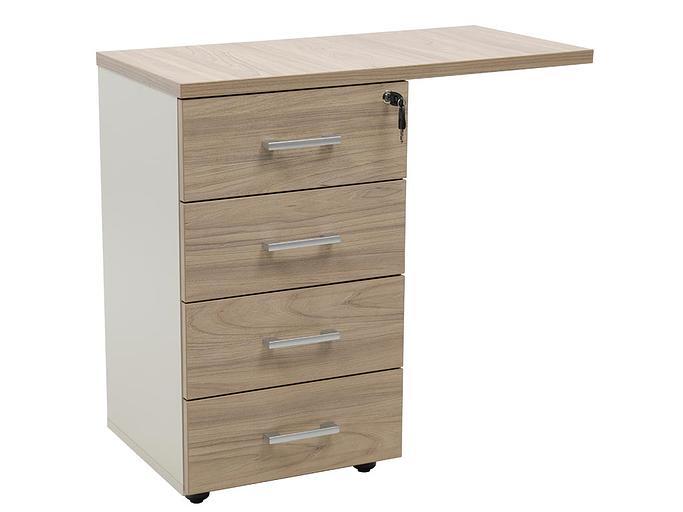 Тумба боковая NPW-408 L4 вяз натуральный/бежевый фото 1