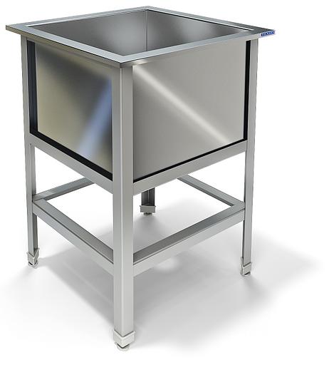 Ванна моечная сварная односекционная ВМ-11/500 (630x600x850 мм) фото 1