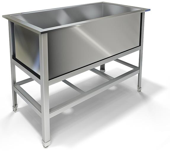 Ванна котломоечная сварная ВМ-12/1100 (1200x630x850 мм) фото 1