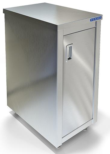 Стол-тумба нейтральный без борта задняя стенка нержавеющая сталь СПС-834/707Н (700x700x850 мм) фото 1