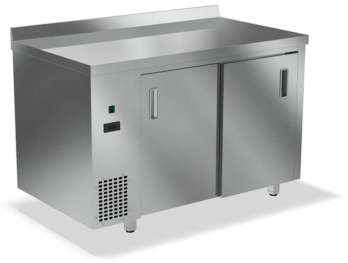 Тепловой стол кухонный с бортом, задняя стенка оцинкованная сталь СПС-224/2007Т (2000x700x850 мм) фото 1