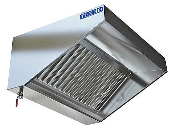 Зонт вентиляционный пристенный вытяжной МВО-2,4МСВ-1,2П (2400x1200x400 мм) фото 1