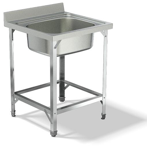 Ванна моечная для общепита Appeti ТТ ВМЦ3-806цП (800x600x850 мм) кухонная с рабочей поверхностью фото 1