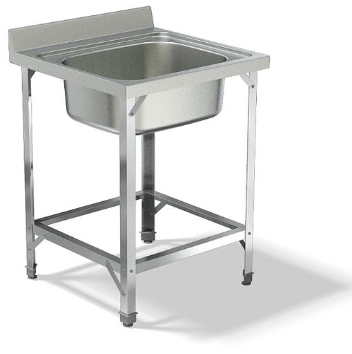 Ванна моечная для общепита Appeti ТТ ВМЦ3-806нП (800x600x850 мм) для мойки кухонной посуды фото 1