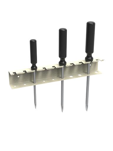 Верстак СВ-2Т.03.03.14_сб6 металлический с тумбами и экраном в мастерскую фото 4