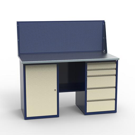 Верстак СВ-2Т.01.05.14_сб11 металлический универсальный для слесаря фото 1