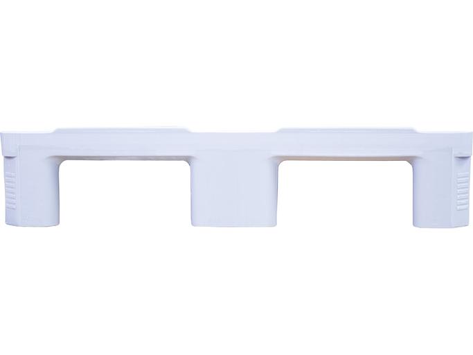 Паллет 1200x800х160 сплошной, гигиенический, на 3-х полозьях серый фото 4