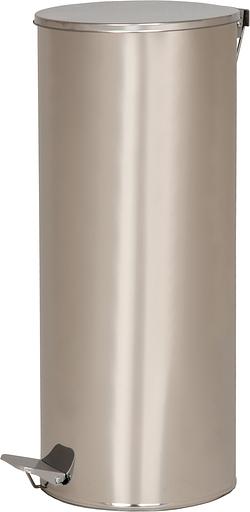Урна с педалью хром 30 литров фото 1
