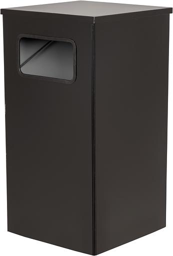 Урна 80 литров Квадро-19 черный фото 1