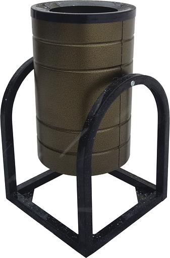 Урна уличная 320х370х550 бронзовая фото 1