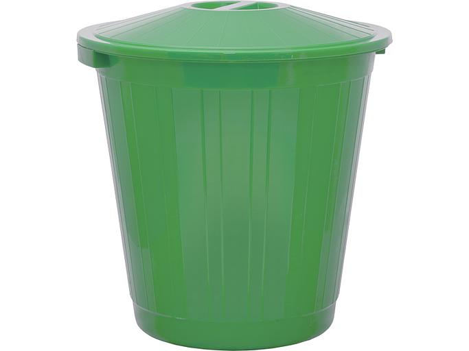 Бак с крышкой (70 л) зеленый фото 1